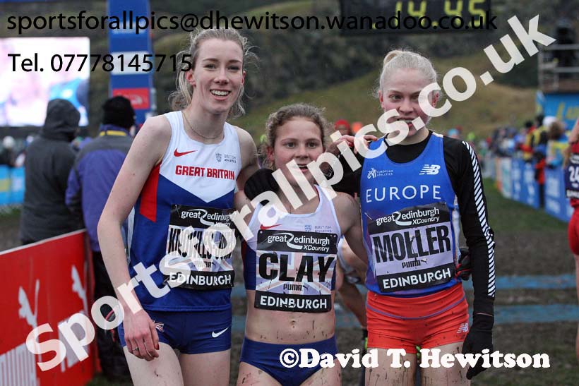 Junior womens Great Edinburgh Cross Country. Photo: David T. Hewitson/Sports for All Pics